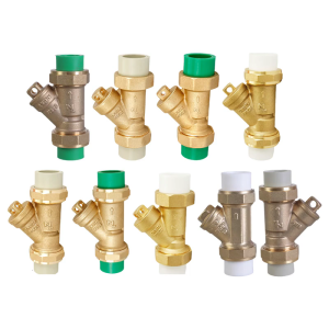 Đầu cái Brass lọc Van kết nối y loại lọc bơm ống nước phụ kiện van một chiều
