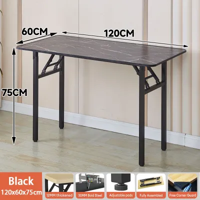 IronRoot Foldable Table Home Office Desks Computer Table Wooden For Room Office Table Sturdy And Durable No Installation Required Portable Foldable Dining Table