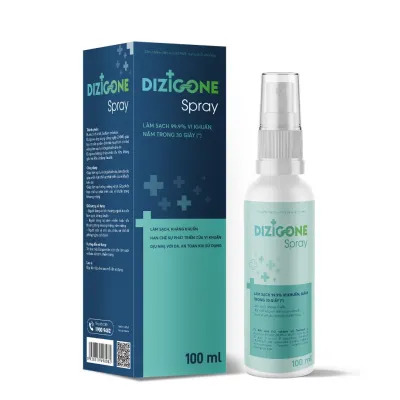Xịt kháng khuẩn DIZIGONE - Giúp làm sạch kháng khuẩn da làm dịu da cho bé