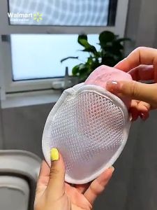 【Walmart】Foaming Soap Pouch Mesh Exfoliating Bag for Bath Shower Scrubber Reusable Soap Saver with Hanging String Soft Net for Bar Soap Travel Accessories
