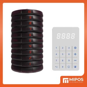 Restaurant Pager Wireless Calling Pager / Wireless Pager System | Pager Queue System with 10 Pagers | 叫號器 取餐器 无线取餐牌
