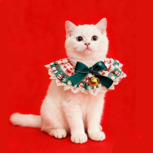 MAYIT Chất liệu mềm mại Khăn bandana cho thú cưng Có thể giặt Có thể điều chỉnh Khăn choàng cho chó Khăn quàng cổ Giáng sinh Kỳ nghỉ Giáng sinh
