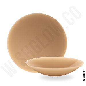 Wishglow Sticky Nipple Cover Sticker Strapless Stick On Bra Pasties Silicone Reusable for Women