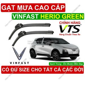 Gạt Mưa VTS Kính Lái Vinfast Herio Green Cặp Gạt M.ưa Kính Lái Vinfast Herio Green C.ó Đủ Size Cho Cá.c Đời Herio
