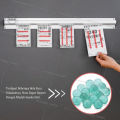 Bill Holder/ Receipt Holder/ Capitan Nota Stainless 45x6 cm/60*6cm/90*6cm/Penjepit Kertas Bon Bill Tab Grabber Aluminum Bill Holder Restaurant Getra Cafe. 