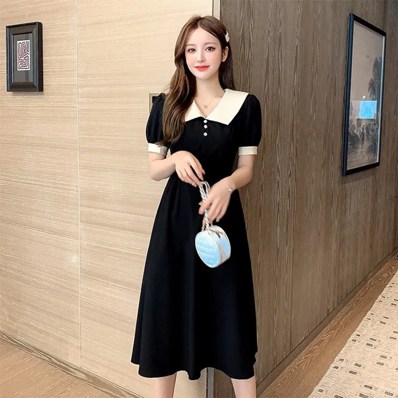 SIS Women s Midi Dress Summer Polo Collar Casual Dress for Women 2023 Lazada PH