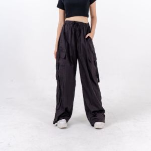 CELANA KULOT PANJANG CARGO PANTS PARASUT WANITA KOREAN STYLE MERLINZ