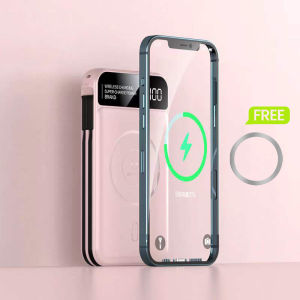 20000mAh Powerbank Wireless Magnetic Charger Power Bank For iPh 14/13/12/11/X/XR/8Plus Smart Phones