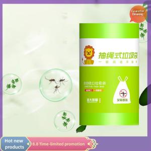 Graceful ถุงขยะแบบหูรูดไม่ฉีกขาดถุงเก็บขยะในห้องครัวห้องน้ำถุงขยะ mugwort กันยุงและกันกลิ่น