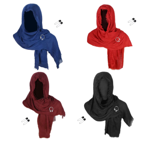 Medieval Vikinges Half Shoulder Cape Scarf Renaissance Costume Accessories Halloween Vikinges Costume Accessories Gifts