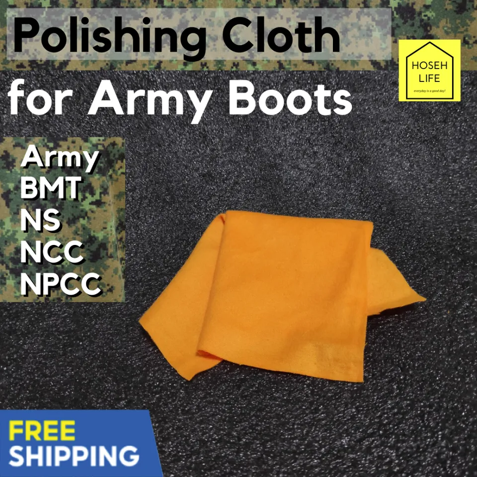 Boot store polishing cloth