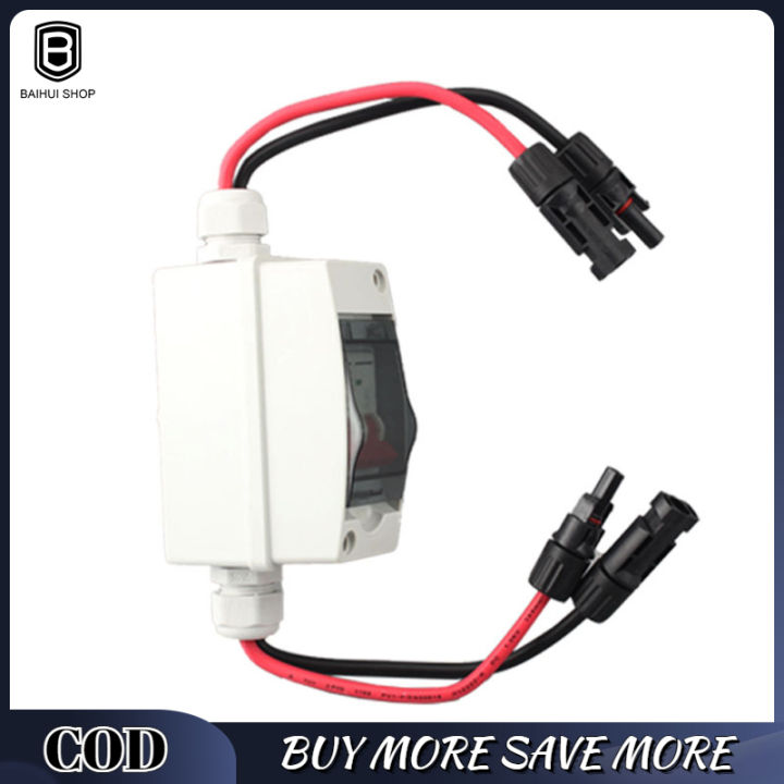 32A Solar Panel Disconnect Switch, 500V 2 Poles PV Disconnect Switch