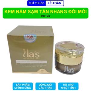 Kem nám sạm tàn nhang đồi mồi Ilas giúp giảm nám sạm tàn nhang ngăn ngừa lão hóa giúp làn da mềm mại mịn màng - Hủ 12g