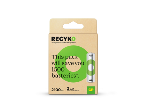 GP ReCyko NiMH 2x AA 2100mAh Rechargeable Battery