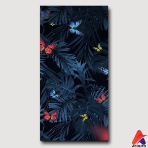 HIASAN DINDING TROPICAL PAJANGAN Wall DECOR APOLITO ( 15X30 CM ) KAMAR DINDING RUMAH BUNGA TROPICAL FLORAL DAUN TROPICAL