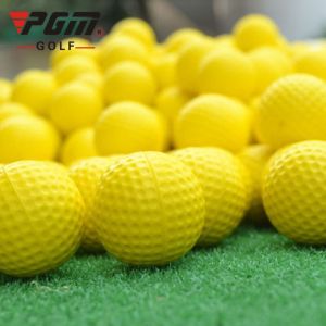 PGM Golf Ball PU Foam Diameter 40mm Yellow light weight Indoor practice soft ball