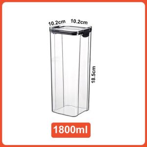 eatkit Toples Kedap Udara Bening Cereal Penyimpanan Kontainer Food Storage Jar Container