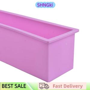 SHNGki 1200g Silicone Soap Mould Rectangular Toast Loaf Mold Handmade Form Soap Tool