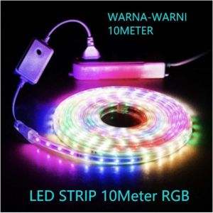 Lampu LED strip RGB 6 Warn Lampu strip 2835 Merah Putih 10m & 8m / 17 Agustus Hari Nasional/Bendera Indonesia Merah Putih Lampu Hias/Lampu hias bendara hari nasional/Lampu Selang RGB Hias Murah/lampu selang kelap kelip/ lampu led stripe RGB10m