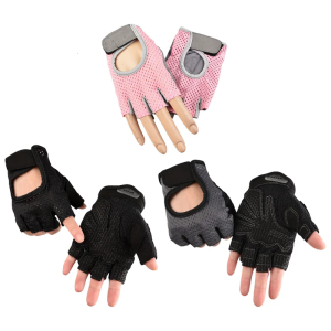 1pair Gym Gloves Weightlifting Mittens Outdoor Sports Gloves Breathable Gloves for Weightlifting Cycling and Climbing