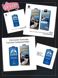 WK King Kong Series Full Screen Coverage 3D 9H HD Clear Tempered Glass for iPhone 13/7+/8+/XR/11/XS/11 Pro/XS Max/11 Pro Max/12 / 12 Pro Max / 12 Mini / 12 Pro