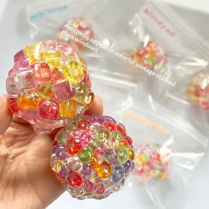 JJT Creative Stress Relief Squishy Ball with Bubbly Texture - Fun Sensory Toy for Kids and Adults