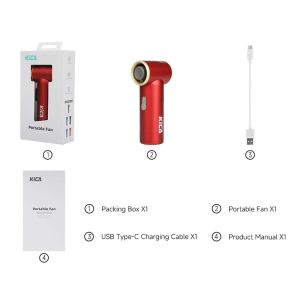 KICA Jetfan Mini Portable Mini Fan Pocket Air Blower Electric Turbo Fan Compresse Air Duster Rechargeable