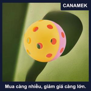 【CANAMEK】 Trong Nhà Pickleball Bóng Mái Chèo Bóng 72Mm Pickleball Thể Thao Đào Tạo Thực Hành Nhựa Pickleball Bóng Rỗng