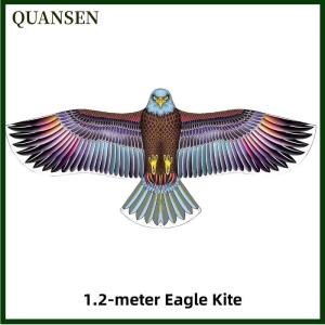 QUANSEN 1 Piece Bird Repellent For Garden Yard Colorful Eagle Kite Emulation Flying Hawk Kite Bird Scarer Drive Bird Kite Scaring Device