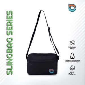Promo Tas Selempang Pria Tas Slingbag Distro Camic Terbaru Tas Bahu Casual Murah Berkualitas