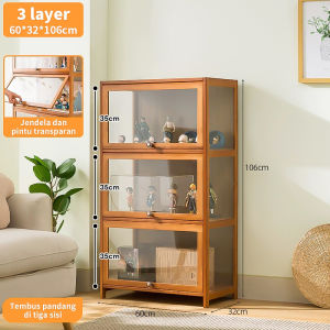 Rak Buku Susun Minimalis  Lemari Display SerbagunaLemari hias Etalase akrilik Lemari Display pameran