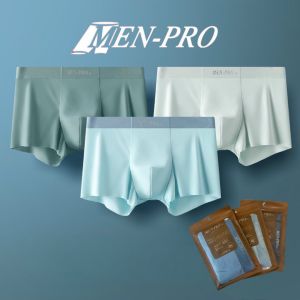 Combo 3 Quần lót Boxer Nam băng lụa kháng khuẩn toàn thân vải lưới tổ ong - MEN PRO.VN - HAMY-STORE