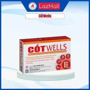 Cốt Wells - dùng cho người bị khô khớp cứng khớp đau mỏi khớp người lao động nặng nhọc nguy cơ gây thoái hoá khớp - Hộp 30 viên
