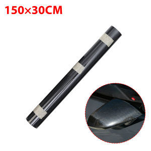 6D Carbon Fiber Vinyl Wrap Glossy Black Car Sticker Film Air Bubble Free Auto Styling Decal Motorcycle DIY Protection