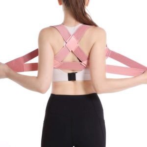 Đai Lưng Màu Hồng Thời Trang Hỗ Trợ Cột Sống Giảm Đau Mỏi Thắt Lưng Co Giãn Tốt Dễ Đeo Phù Hợp Nữ Văn Phòng
