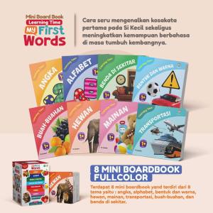 LEARNING TIME MY FIRST WORD Animal World My First Word Seri Adab Anak Islam Belajar dengan Cerita Berima  buku anak muslim islami Mini Boardbook First Islamic Words