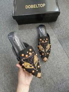 Fashion slip on wanita semida T26 - Free box