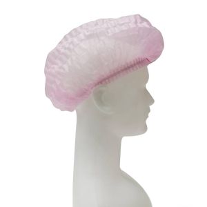 หมวกคลุมผม หมวกตัวหนอน (แพค 50/100 ชิ้น) ขนาด19นิ้ว 4 สี วัสดุใยสังเคราะห์