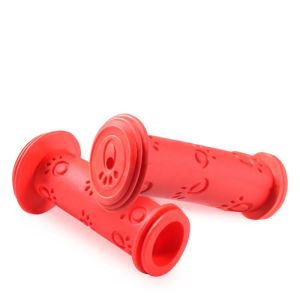 TRADER สากล กันลื่น สีสัน ฟ้า แดง อะไหล่จักรยานเด็ก อุปกรณ์เสริมสกู๊ตเตอร์สเก็ตบอร์ด มือจับแฮนด์บาร์ ด้ามจับยาง