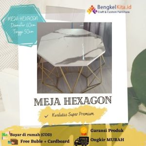 Meja Tamu Minimalis Segi 8 /Furniture meja tamu / meja teras / Coffee Table ONGKIR MURAH