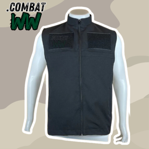 เสื้อกั๊กทำงาน สีดำ ราคาเดียวทุกไซส์ ไม่บวกราคาเพิ่ม รุ่น 5 กระเป๋า มีตีนตุกแก มีซับในทั้งตัว​ ของส่งในไทย