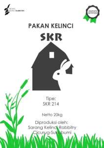Makanan kelinci SKR 214 repack 1 kg