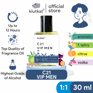 C21 VIP MEN by KIUTKAT - Parfum Pria Original Isi 30ml | Searah C21 - VIP MEN