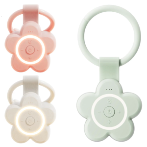 Bé Ngủ Soothers Tiếng Ồn Trắng Máy Xách Tay Timers Chức Năng Du Lịch Thân Thiện Clip Trên Xe Đẩy Loa 88Mm