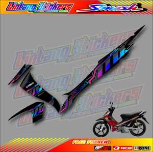 STRIPING VARIASI MOTOR SMASH / STICKER LIST VARIASI SUZUKI SMASH