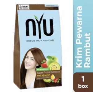 NYU CREME HAIR COLOUR PEWARNA RAMBUT/ CAT RAMBUT NATURAL (TANPA AMONIA) BPOM
