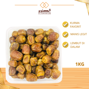 Kurma sukari madinah premium 1kg - sukkari alqassim - SHABANI STORE