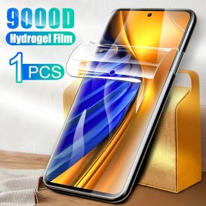 Hydrogel Anti Gores Infinix Smart 8 8+ 8 Pro Smart 7 7HD Smart 6 6+ 6HD Smart HD Smart 5 Smart 4 Pelindung Layar Clear Bening Transparan Biasa Full Cover Screen Protector Tempered Glass Jely Kaca Glas Glosy Plus +