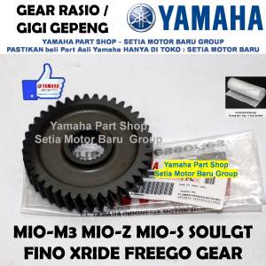 Gear Gir Gigi Rasio Gigi Gepeng Mio M3 Z S FreeGo Fino Gear SoulGt Xride 125cc Asli Yamaha Surabaya