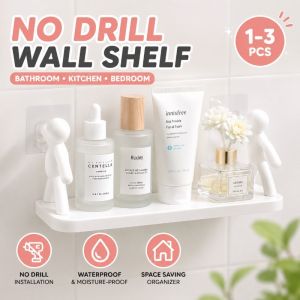 Japanese Minimalism Wall Hanging Bathroom Corner Shelf Storage Rack Kitchen Rack
